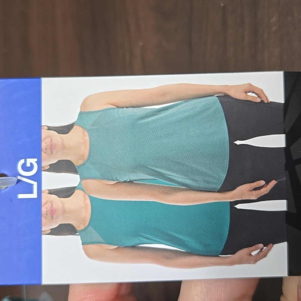 Spyder Size L Teal 2 Pack Athletic Tank Tops